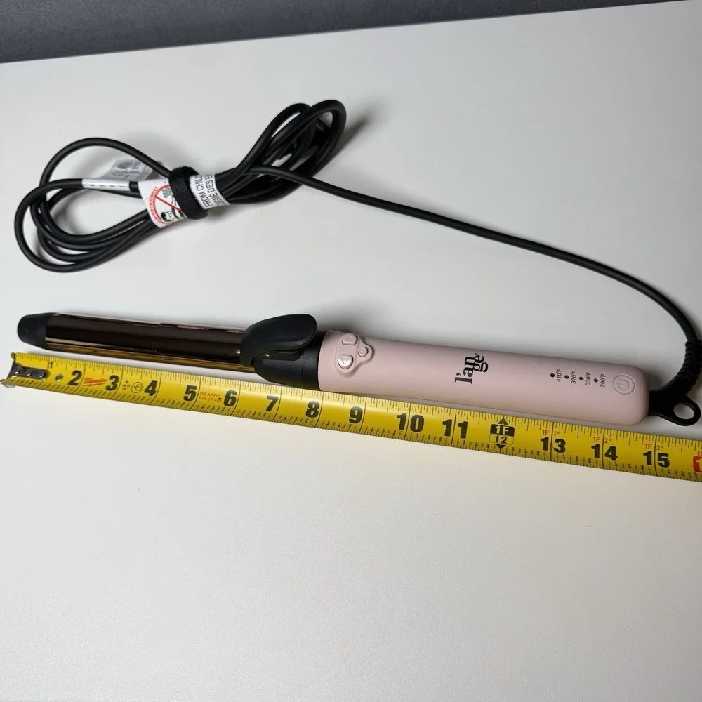 Lange 25MM Titanium Rotating Curling Iron, Color Blush, Le Pirouette - Picture 7 of 7